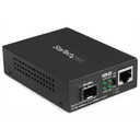 StarTech.com Conversor de Medios Ethernet Gigabit a Fibra con SFP abierto