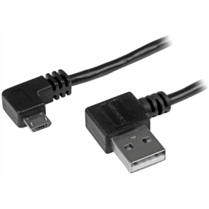 StarTech.com Cable de 2m Micro USB con conector acodado a la derecha