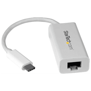 StarTech.com Adaptador de Red Ethernet Gigabit USB-C - Adaptador externo USB 3.0 a RJ45 - USB Tipo C a Ethernet - Negro