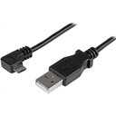 StarTech.com Cable de 1m Micro USB con conector acodado a la derecha - Cable de Carga y Sincronización