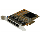 StarTech.com Tarjeta de Red PCI Express Ethernet Gigabit con 4 Puertos RJ45