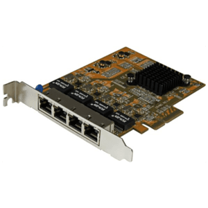 StarTech.com Tarjeta de Red PCI Express Ethernet Gigabit con 4 Puertos RJ45