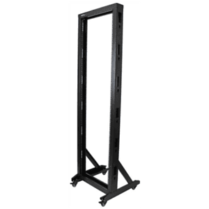 StarTech.com Rack 42U de Marco Abierto de 2 Columnas para Servidores - Rack de Dos Columnas de 19 Pulgadas con Ruedas para Equip