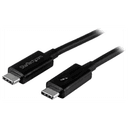 StarTech.com Cable Thunderbolt 3 Pasivo de 1m - 20Gbps - PD 100W - Vídeo 4K - Cable Thunderbolt - Certificado Thunderbolt - Comp