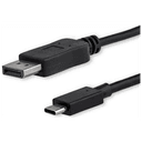 StarTech.com Cable 1m USB C a DisplayPort 1.2 de 4K a 60Hz - Adaptador Convertidor USB Tipo C a DisplayPort - HBR2 - Conversor U