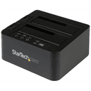 StarTech.com Duplicador Clonador Autónomo de Discos Duros o SSD SATA - Copiador de 2 Bahías - Base de Acoplamiento USB 3.1 (10Gb