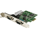 StarTech.com Tarjeta Serie PCI Express de 2 Puertos DB9 RS232 con UART 16C1050 - Adaptador Interno Serie PCI-E