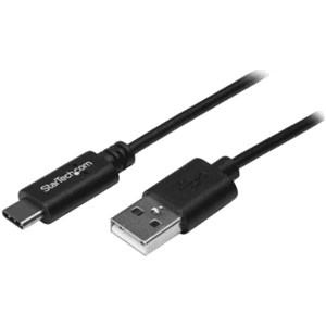 StarTech.com Cable de Carga y Sincronización USB-A a USB-C de 50cm - Cable de Datos USB-A a USB Tipo C - M/M - Negro - Certifica