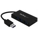 StarTech.com Ladrón Hub USB 3.0 de 4 Puertos - 5Gbps - Concentrador de 3 Puertos USB-A y 1 Puerto USB-C - Incluye Adaptador de A