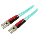 StarTech.com Cable de 1m de Fibra Óptica Multimodo LC/UPC a LC/UPC OM4 - 50/125µm - Fibra LOMMF/VCSEL - Redes de 100G - Cable LS