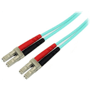 StarTech.com Cable de 5m de Fibra Óptica Multimodo LC/UPC a LC/UPC OM4 - 50/125µm - Fibra LOMMF/VCSEL - Redes de 100G - Cable LS
