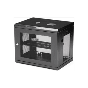 StarTech.com Armario Rack de Pared para Servidores 9U 19"2 Columnas y Estante 1U - Rack de Servidores de Montaje en Pared - Rack
