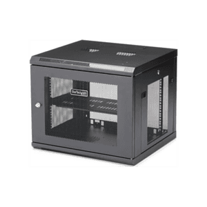 StarTech.com Armario Rack de Pared para Servidores 9U 19"4 Columnas y Estante 1U - Rack de Servidores de Montaje en Pared - Rack