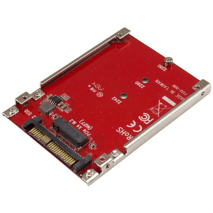 StarTech.com Tarjeta Adaptador PCI Express M.2 a U.2 SFF8639 para SSD NVMe M.2 - Conversor para SSD M.2 - Tarjeta Anfitrión para