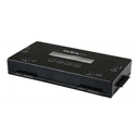 StarTech.com Borrador de 4 Bahías para Discos Duros y SSD SATA de 2,5" y 3,5" - Desinfectador Externo de Discos para Borrado Seg