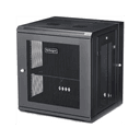StarTech.com Armario Rack de Pared para Servidores 12U 19" 4 Columnas y Estante 1U - Rack de Servidores de Montaje en Pared con 