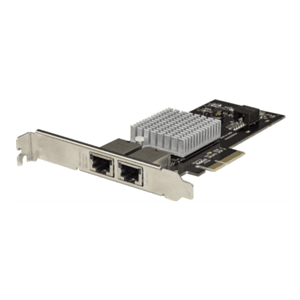StarTech.com Tarjeta PCIe de Red con 2 Puertos 10G - NIC PCI Express 10GBASE-T & NBASE-T con Chipset Intel-X550AT 10/5/2,5/1GbE 