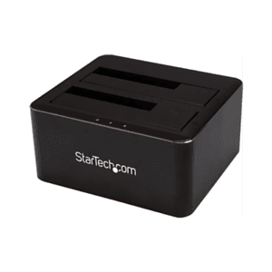 StarTech.com Docking Station USB 3.0 de 2 Bahías SATA de 2,5 o 3,5 Pulgadas para SSD o Disco Duro Base de Conexión para Unidades