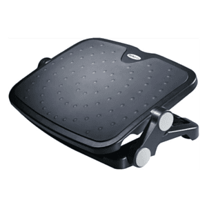 StarTech.com Descansapiés Ajustable para Debajo del Escritorio o Mesa - Descansapiés Ergonómico de Ángulo y Altura Ajustable