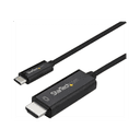 StarTech.com Cable de 1m USB C a HDMI - Cable Adaptador de Vídeo USB Tipo C a HDMI 2.0 4K de 60Hz - Compatible con Thunderbolt 3