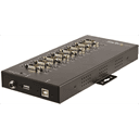StarTech.com Adaptador Hub Serie de 8 Puertos USB a RS232/RS485/RS422 - Ladrón Industrial Convertidor USB 2.0 a DB9 Serial - IP3