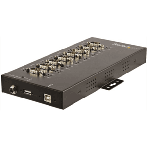 StarTech.com Adaptador Hub Serie de 8 Puertos USB a RS232/RS485/RS422 - Ladrón Industrial Convertidor USB 2.0 a DB9 Serial - IP3