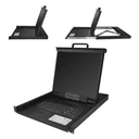1U SINGLE PORT KVM