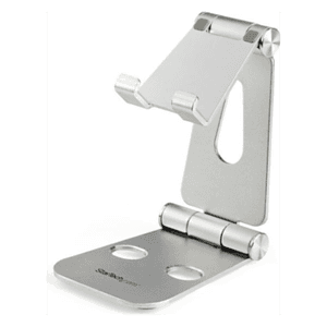 StarTech.com Base para Móvil y Tablet - Soporte Plegable Universal para Dispositivos Móviles - Base Plegable Ergonómica Portátil