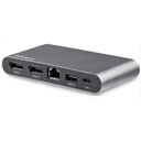 StarTech.com Docking Station USB C para 2 Monitores DisplayPort 4K - con Entrega de Potencia de 100W Passthrough - GbE - Hub Lad