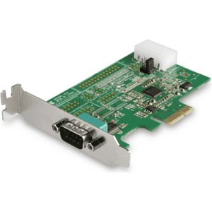 StarTech.com Tarjeta PCI Express Adaptadora de 1 Puerto Serie RS232 - Tarjeta Controladora Serial PCIe RS232 - PCIe a DB9 UART16