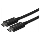 StarTech.com Cable Thunderbolt 3 Pasivo de 80cm - 40Gbps - PD 100W - Vídeo 4K/5K - Cable Thunderbolt - Certificado Thunderbolt -