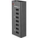 StarTech.com Estación de Carga USB de 7 Puertos Autónoma - 5x Puertos de 1A y 2x Puertos de 2A - Base de Carga USB