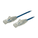 StarTech.com Cable Cat6 de 50cm - Delgado - con Conectores RJ45 sin Enganches - Azul