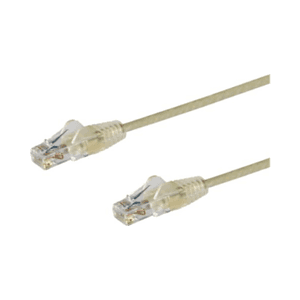 StarTech.com Cable Cat6 de 50cm - Delgado - con Conectores RJ45 sin Enganches - Gris