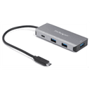 StarTech.com Hub Ladrón USB C con 3 Puertos USB A y 1 Puerto USB C - Concentrador USB Tipo C 3.2 Gen 2 - Alimentado por el Bus U