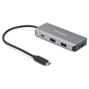 StarTech.com Hub Ladrón USB C con 3 Puertos USB A y 1 Puerto USB C - Concentrador USB Tipo C 3.2 Gen 2 - Alimentado por el Bus U