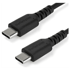 StarTech.com Cable de 1m de Carga USB C - de Carga Rápida y Sincronización USB 2.0 Tipo C a USB C para Portátiles - Revestimient
