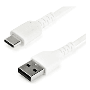 StarTech.com Cable de Carga USB-A a USB-C de 2m - Cable de Carga Rápida y Sincronización USB 2.0 de Servicio Pesado - Cable de D