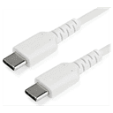 StarTech.com Cable de 1m de Carga USB C - de Carga Rápida y Sincronización USB 2.0 Tipo C a USB C para Portátiles - Revestimient