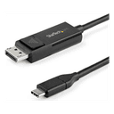 StarTech.com Cable de 1m USB C a DisplayPort 1.2 de 4K a 60Hz - Cable Adaptador de Vídeo Bidireccional DP a USB-C o USB-C a DP R