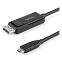 StarTech.com Cable de 2m USB C a DisplayPort 1.2 de 4K a 60Hz - Cable Adaptador de Vídeo Bidireccional DP a USB-C o USB-C a DP R
