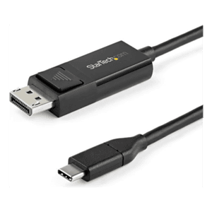 StarTech.com Cable de 2m USB C a DisplayPort 1.2 de 4K a 60Hz - Cable Adaptador de Vídeo Bidireccional DP a USB-C o USB-C a DP R