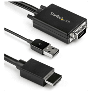 StarTech.com Cable de 2m Adaptador VGA a HDMI - Alimentado por USB - 1080p