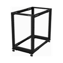 StarTech.com Rack 18U Móvil de Marco Abierto de 4 Columnas para Servidores - Rack de Cuatro Columnas de 19 Pulgadas para Equipo 