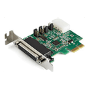 StarTech.com Tarjeta Adaptadora Serie PCI Express RS232 de 4 Puertos - Tarjeta Controladora Serie PCIe RS232 - PCIe a Serie DB9 