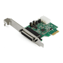 StarTech.com Tarjeta Adaptadora Serie PCI Express RS232 de 4 Puertos - Tarjeta Controladora Serie PCIe RS232 - PCIe a Serie DB9 