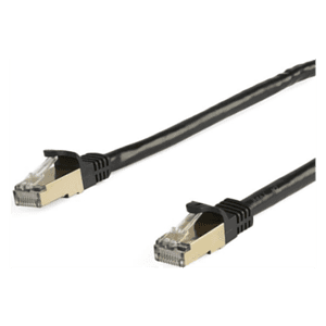 StarTech.com Cable de 5m de Red Ethernet CAT6a Negro RJ45 STP