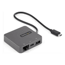StarTech.com Adaptador Multipuertos USB-C - Docking Station USB Tipo C - HDMI o VGA - con Cable de 29cm - con Puertos USB A y US