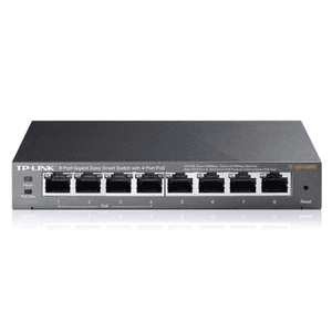 TP-Link TL-SG108PE Gestionado L2 Gigabit Ethernet (10/100/1000) Energía sobre Ethernet (PoE) Negro