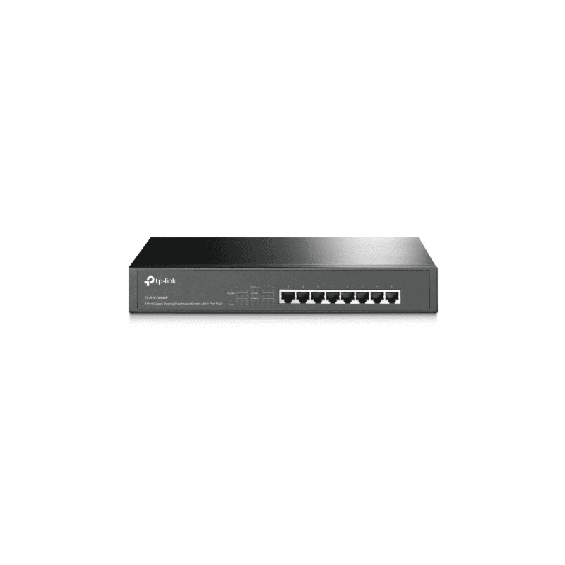 TP-Link TL-SG1008MP switch No administrado Gigabit Ethernet (10/100/1000) Energía sobre Ethernet (PoE) Negro